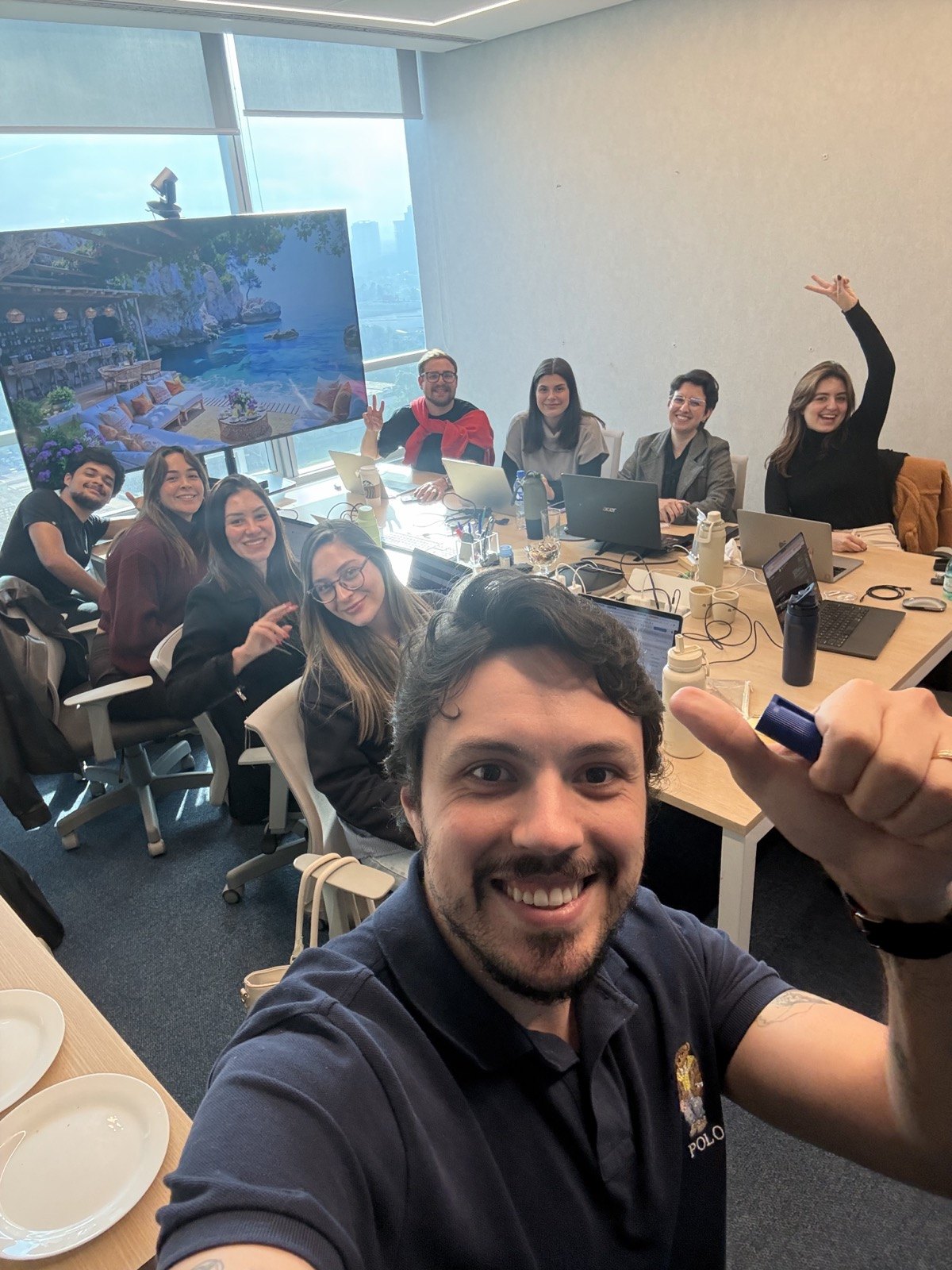 Time da EngajaTech no escritório em São Paulo